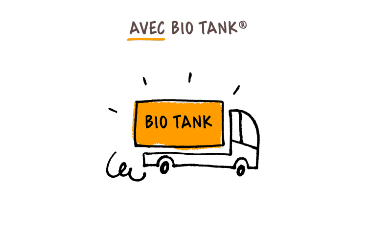 Collecte et transport des biodéchets avec Bio Tank